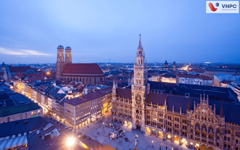 Thành phố Munich Đức: Sôi động, giàu lịch sử và văn hóa